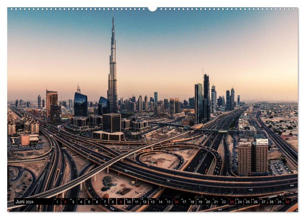 DUBAI - 2024 (CALVENDO Premium Wall Calendar 2024) 