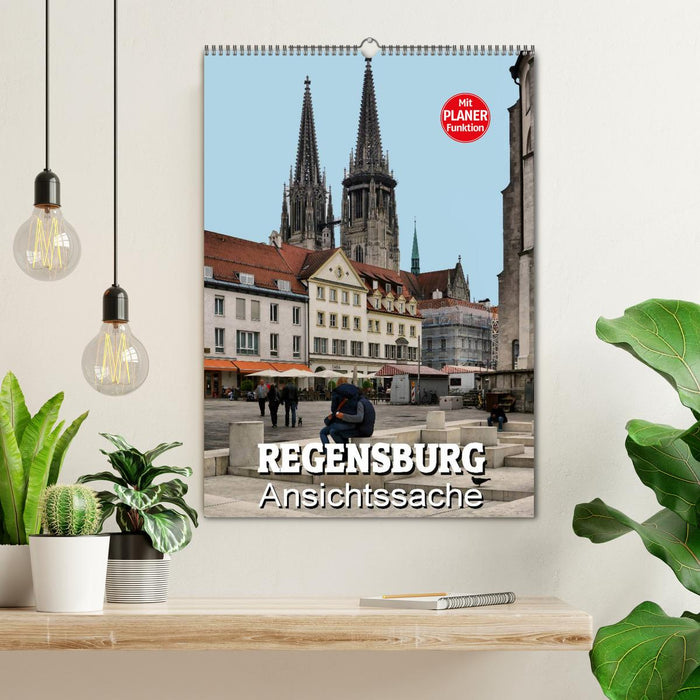 Regensburg - Ansichtssache (CALVENDO Wandkalender 2024)