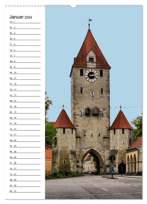 Regensburg - Ansichtssache (CALVENDO Wandkalender 2024)
