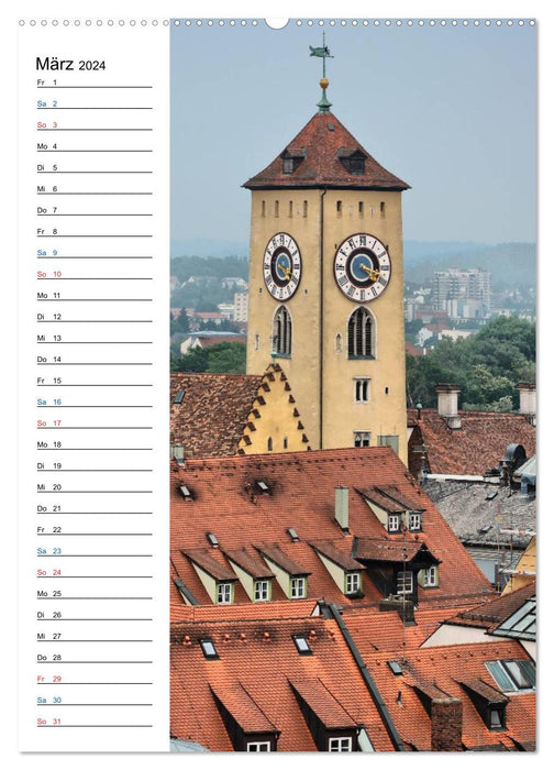 Regensburg - Ansichtssache (CALVENDO Wandkalender 2024)