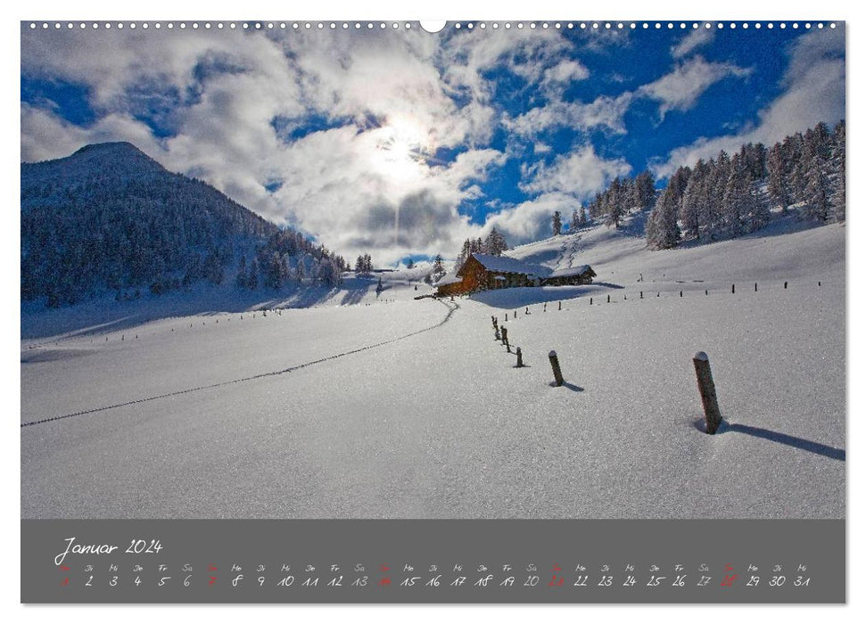 My most beautiful places in Salzburger Land (CALVENDO Premium Wall Calendar 2024) 