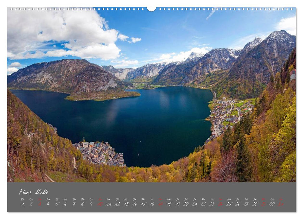 My most beautiful places in Salzburger Land (CALVENDO Premium Wall Calendar 2024) 