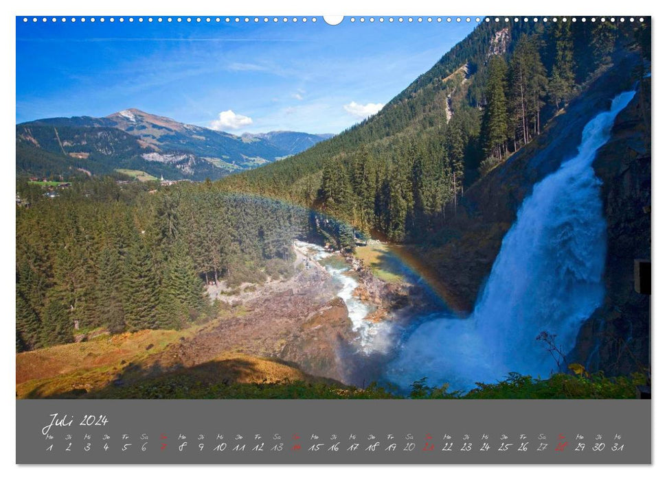 My most beautiful places in Salzburger Land (CALVENDO Premium Wall Calendar 2024) 