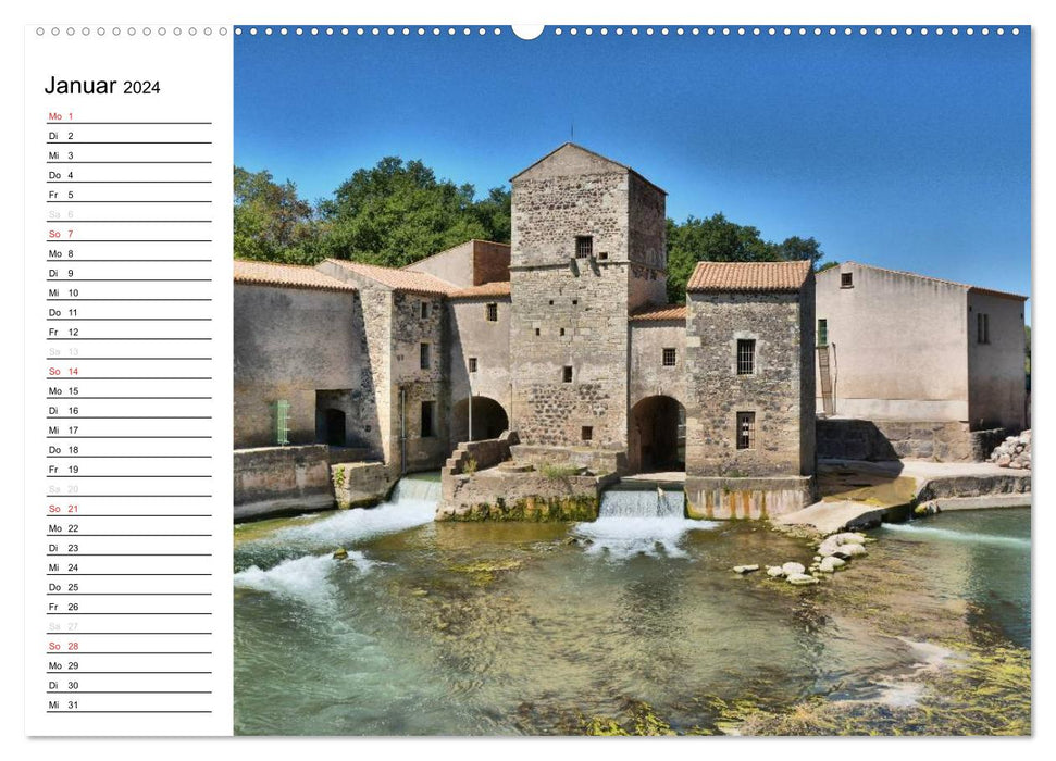 Languedoc-Roussillon - under the sun of the Midi (CALVENDO wall calendar 2024) 