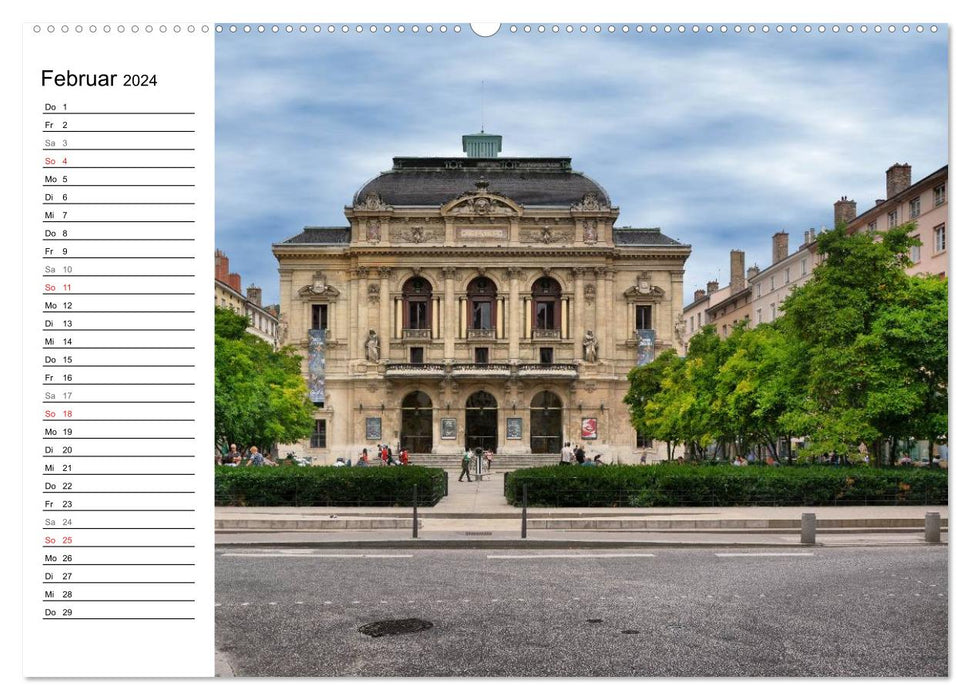 France's major cities - Lyon (CALVENDO wall calendar 2024) 