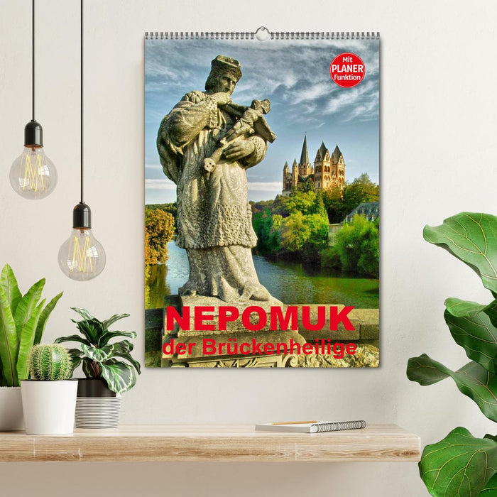 Nepomuk - The Bridge Saint (CALVENDO Wall Calendar 2024) 