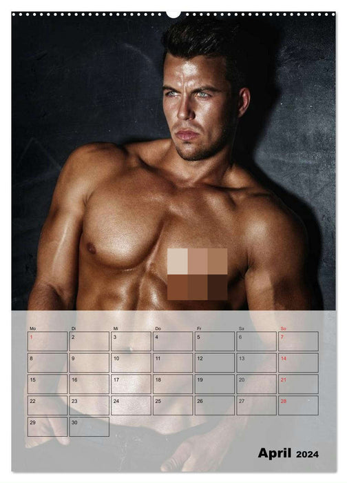 Männer - Sexy und kraftvoll (CALVENDO Wandkalender 2024)