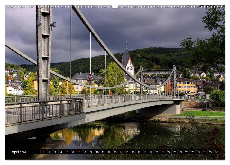 Die Lahn - Zauberhafte Orte rund um Limburg (CALVENDO Wandkalender 2024)