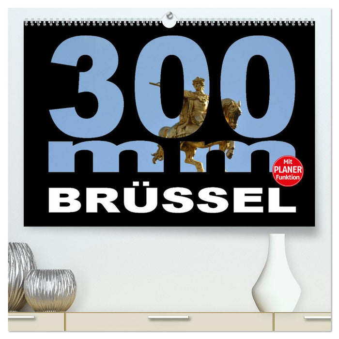 300 mm - Bruxelles (Calendrier mural CALVENDO Premium 2024) 