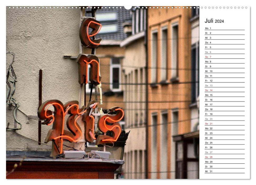 300mm - Brussels (CALVENDO Premium Wall Calendar 2024) 