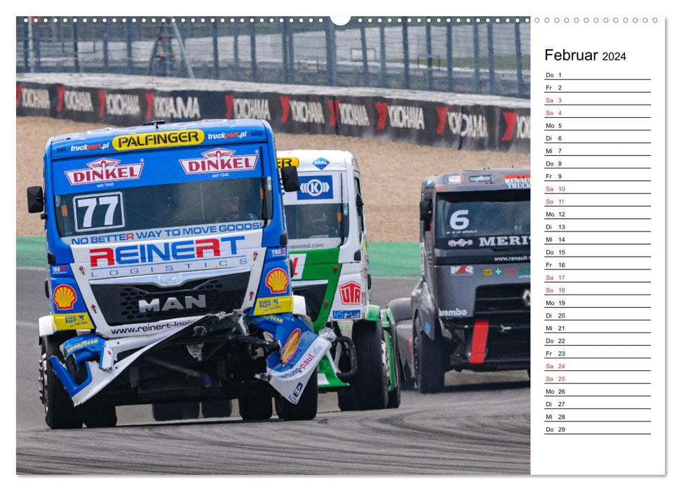 Faszination Truck Rennsport (CALVENDO Wandkalender 2024)