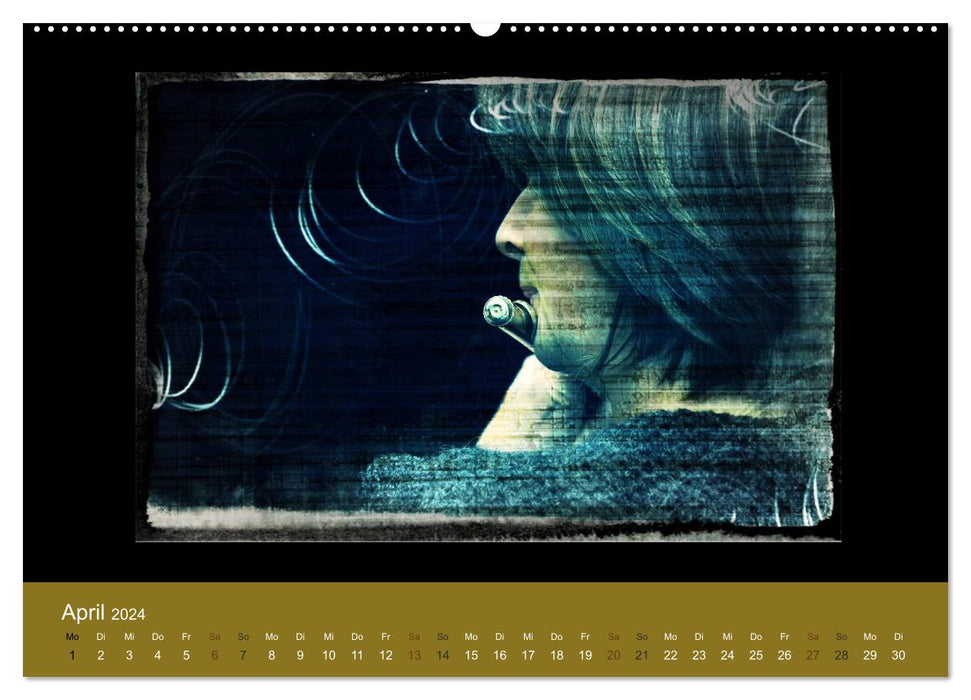 Sound images instrumental ART (CALVENDO wall calendar 2024) 