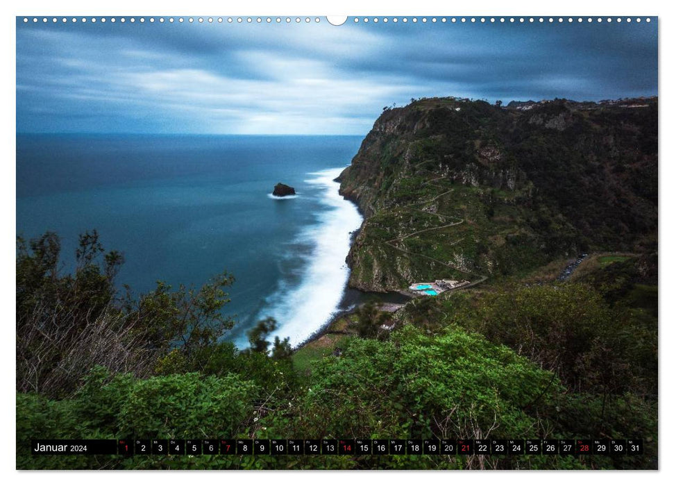 Madère - Une Perle de l'Atlantique (Calendrier mural CALVENDO 2024) 