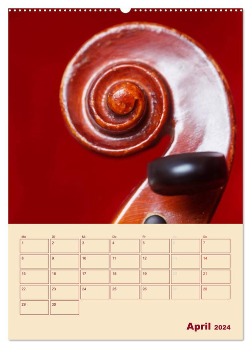 Music (CALVENDO Premium Wall Calendar 2024) 