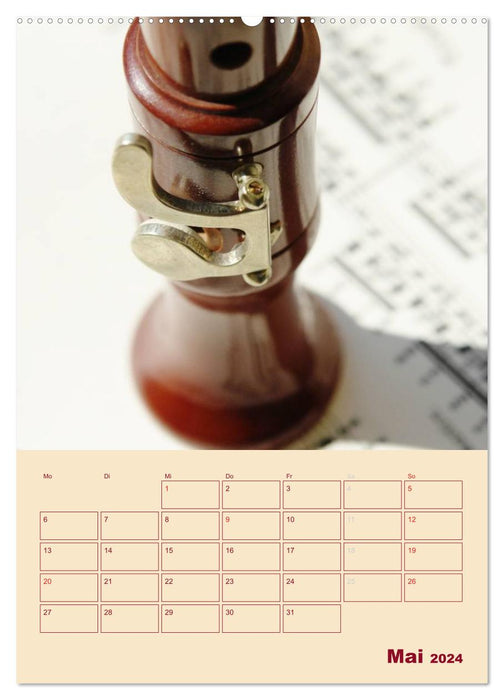 Music (CALVENDO Premium Wall Calendar 2024) 