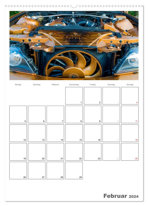 Tuning Power Planer (CALVENDO Premium Wandkalender 2024)