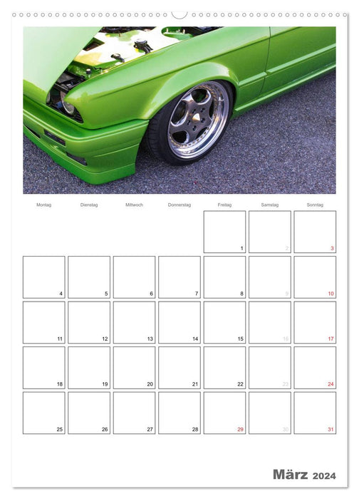 Tuning Power Planner (CALVENDO Premium Wall Calendar 2024) 