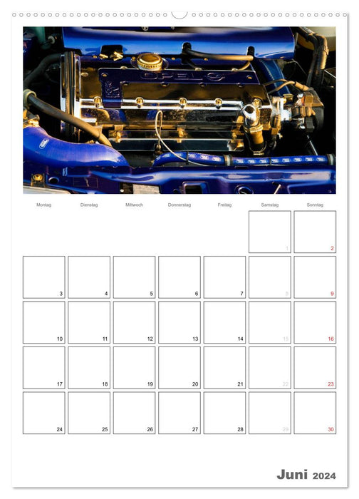 Planificateur de puissance Tuning (Calendrier mural CALVENDO Premium 2024) 