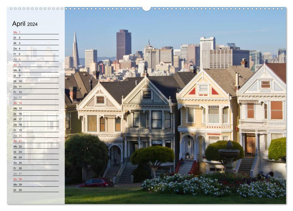 SAN FRANCISCO, ville de rêve en Californie (Calvendo Premium Wall Calendar 2024) 