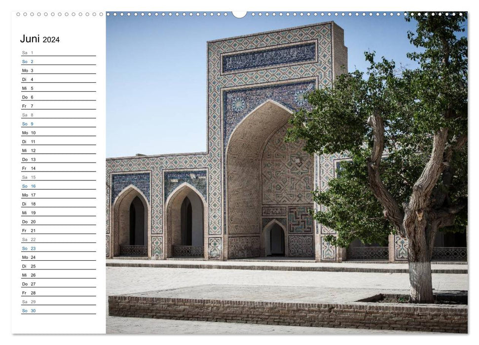 Usbekistan - Faszinierende Architektur entlang der Seidenstraße (CALVENDO Wandkalender 2024)