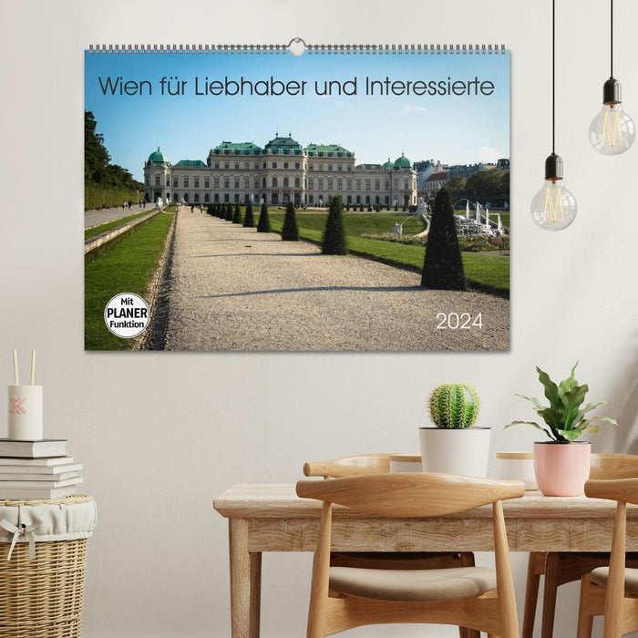 Wien für Liebhaber und Interessierte (CALVENDO Wandkalender 2024)