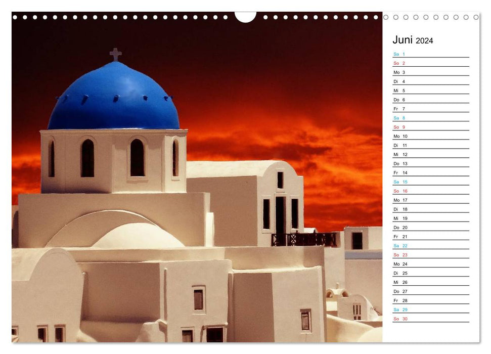 Dream destinations in Europe (CALVENDO wall calendar 2024) 