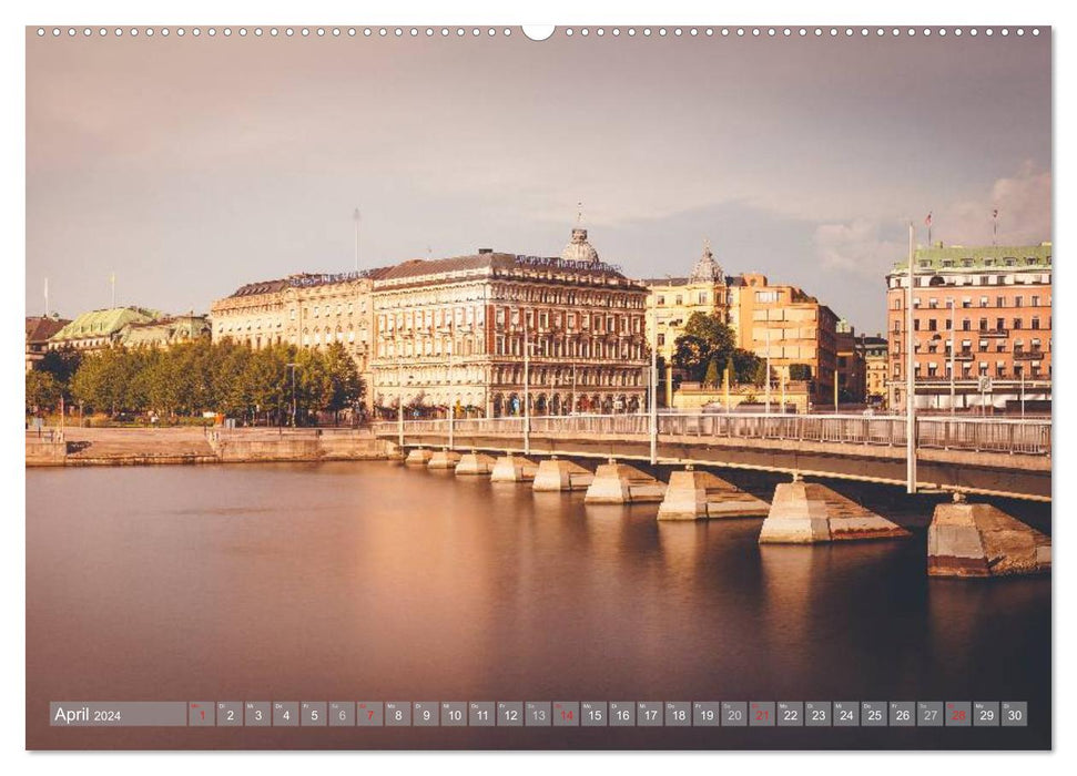 Stockholm - Nordic Beauty (CALVENDO Premium Wall Calendar 2024) 