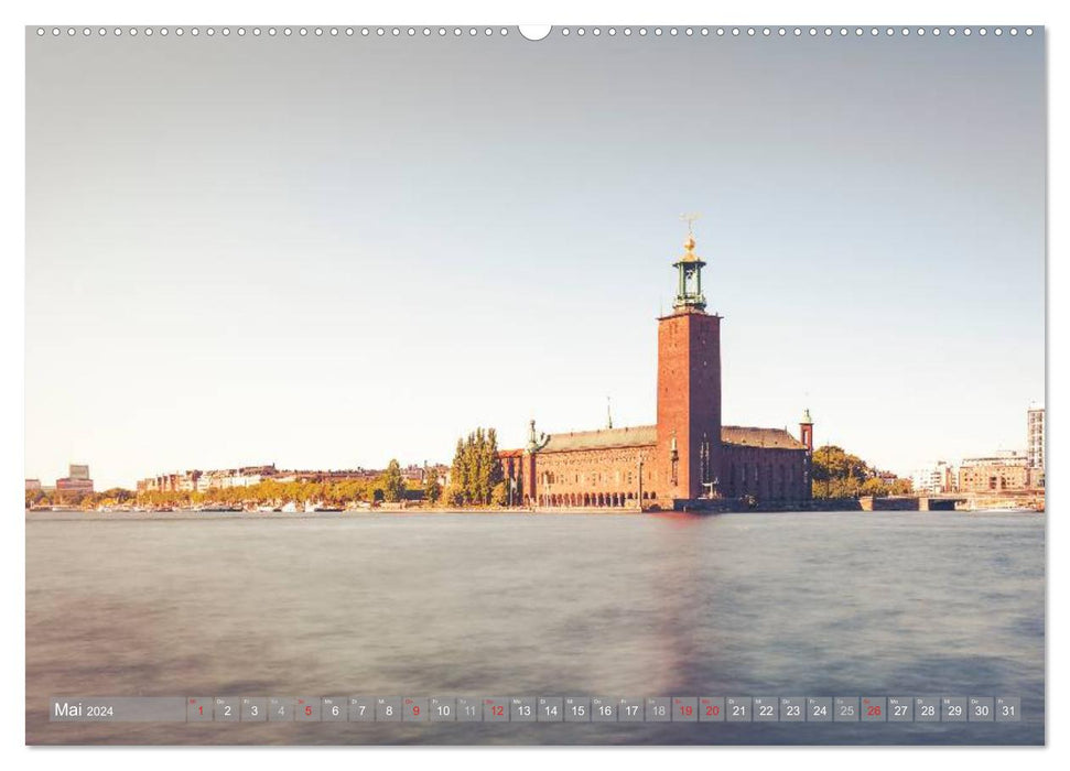 Stockholm - Nordic Beauty (CALVENDO Premium Wall Calendar 2024) 