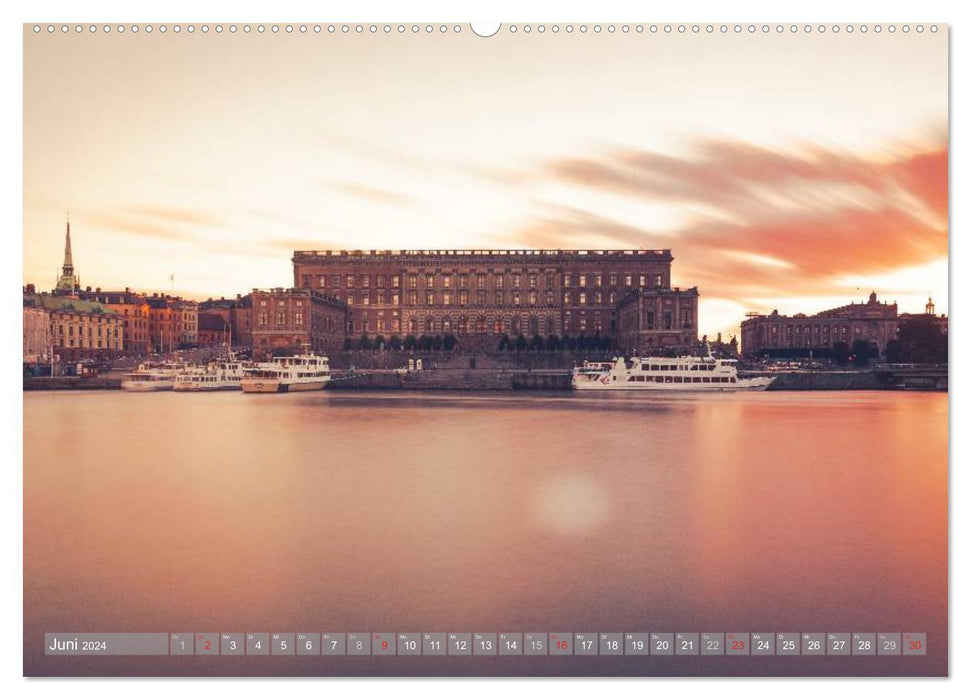 Stockholm - Nordic Beauty (CALVENDO Premium Wall Calendar 2024) 