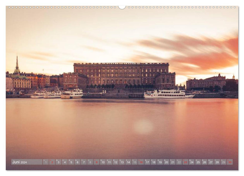 Stockholm - Nordische Schönheit (CALVENDO Premium Wandkalender 2024)