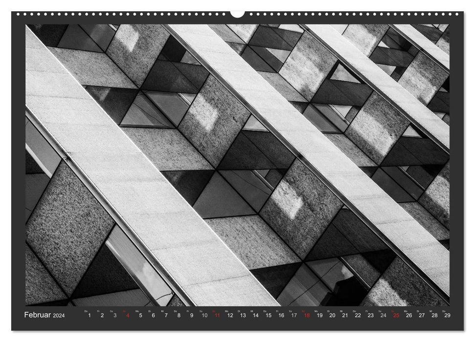 Architektur - Fassaden im Detail 2024 (CALVENDO Premium Wandkalender 2024)