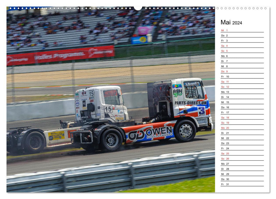 Fascination with truck racing (CALVENDO Premium Wall Calendar 2024) 