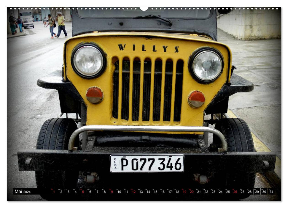 Auto-Legenden: WILLYS (CALVENDO Premium Wandkalender 2024)