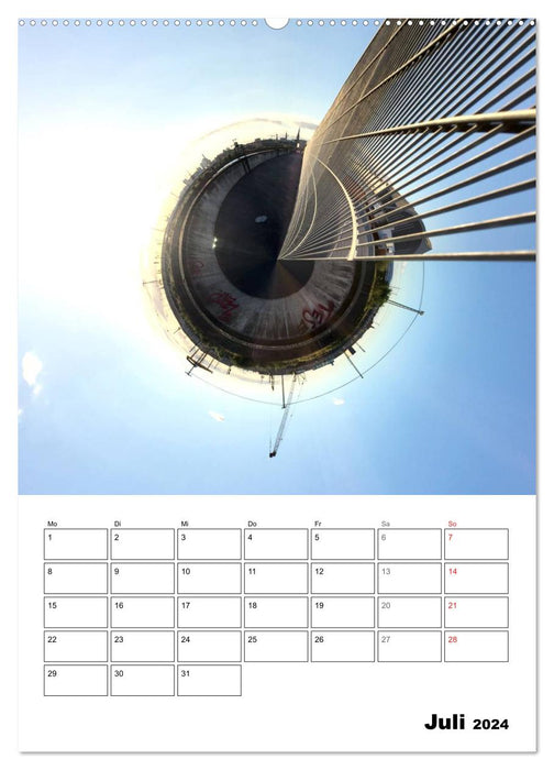 The tiny world of HAMBURG (CALVENDO Premium Wandkalender 2024)