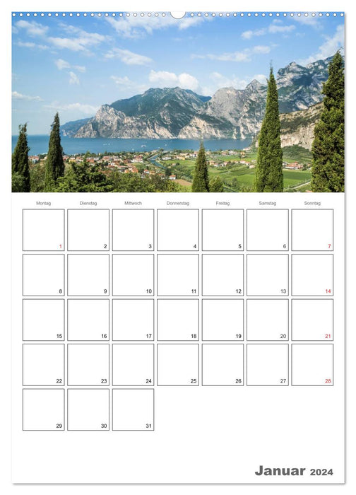 GARDASEE Terminplaner (CALVENDO Premium Wandkalender 2024)