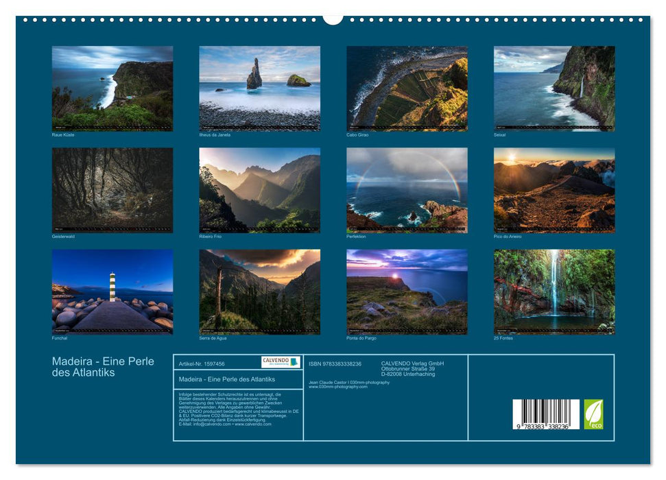 Madeira - A Pearl of the Atlantic (CALVENDO Premium Wall Calendar 2024) 