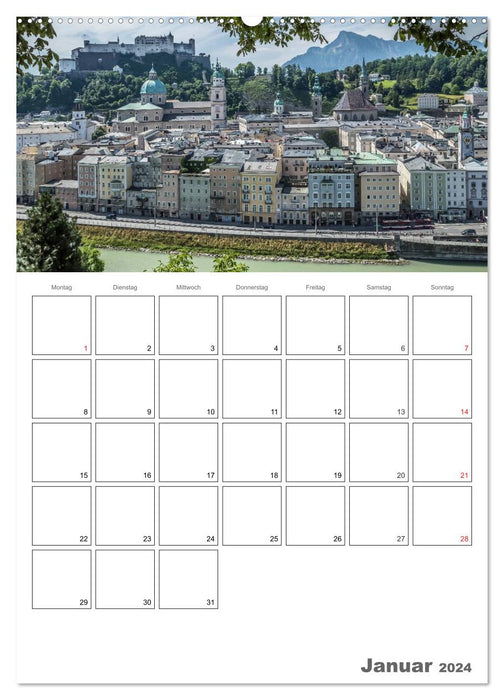 Bezauberndes SALZBURG / Terminplaner (CALVENDO Premium Wandkalender 2024)