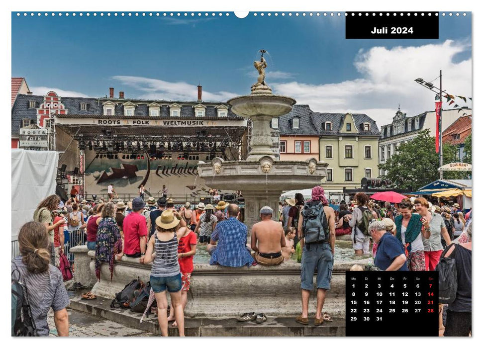 Rudolstadt - Schwarza (CALVENDO Premium Wandkalender 2024)