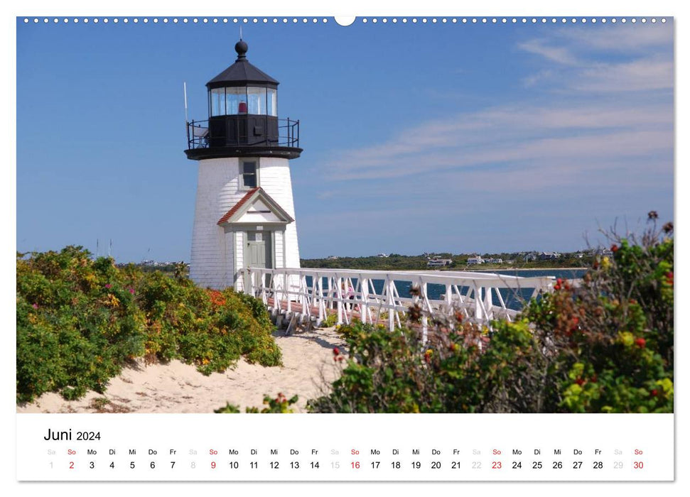 New England - 12 Monate Indian Summer (CALVENDO Premium Wandkalender 2024)