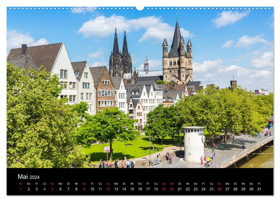 Kölner - Blickwinkel (CALVENDO Premium Wandkalender 2024)