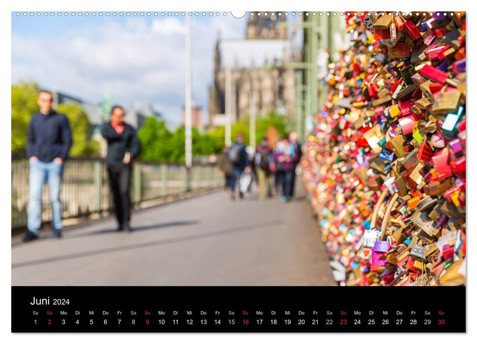 Cologne - Viewpoint (CALVENDO Premium Wall Calendar 2024) 