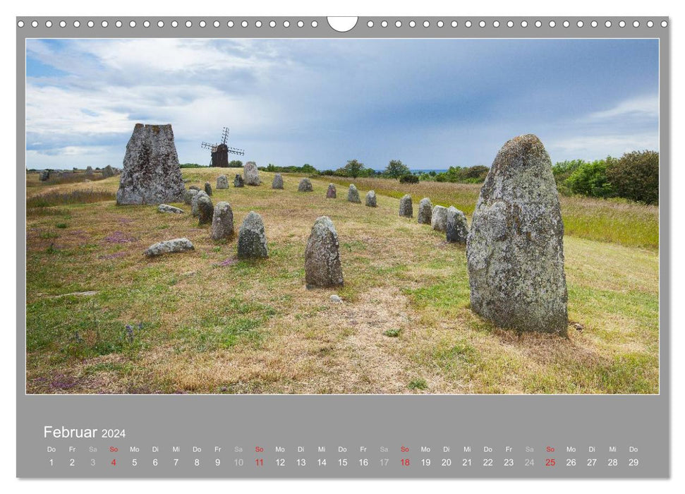 ÖLAND - Visit to a slightly different Sweden 2024 (CALVENDO wall calendar 2024) 