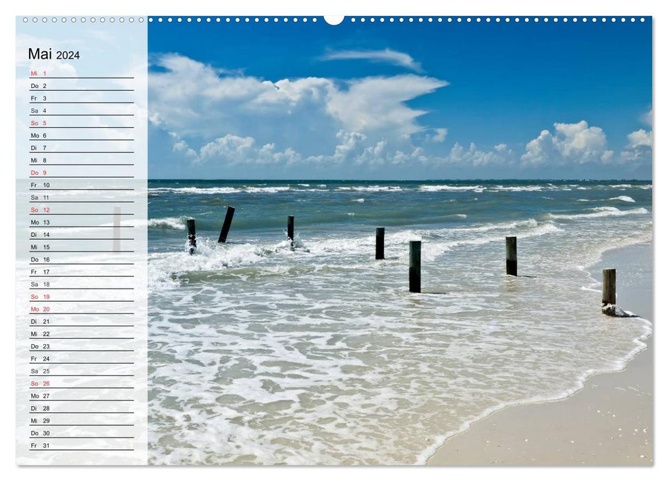 FLORIDA Idyllischer Sonnenscheinstaat (CALVENDO Wandkalender 2024)