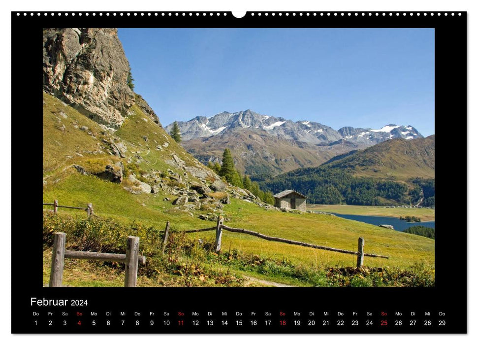 Oberengadin (CALVENDO Premium Wandkalender 2024)
