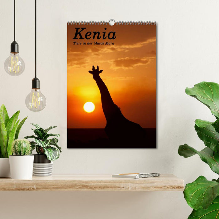 Kenya, animals in the Masai Mara (CALVENDO wall calendar 2024) 