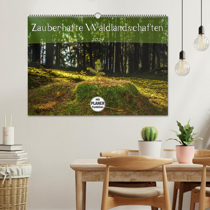 Zauberhafte Waldlandschaften (CALVENDO Wandkalender 2024)