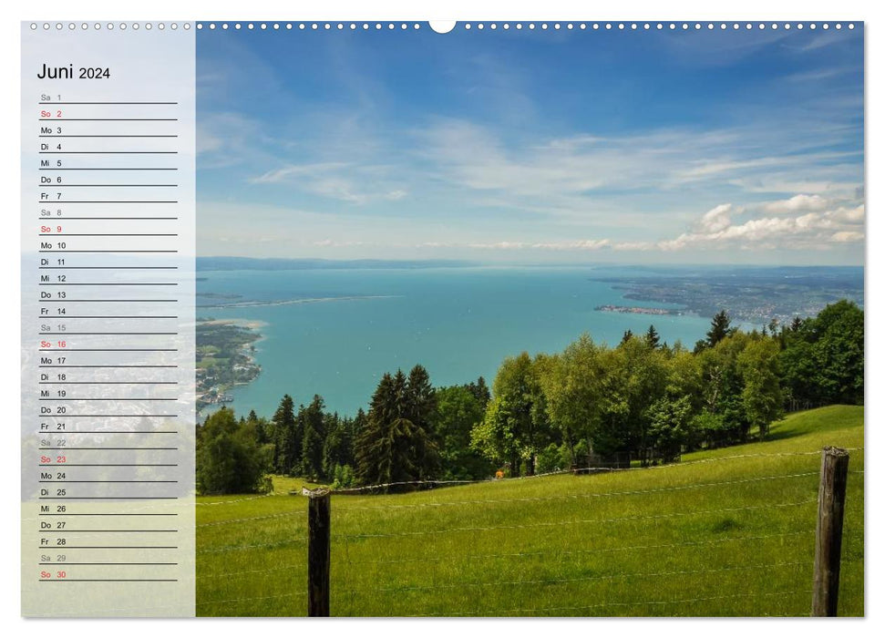 Unterwegs am Bodensee (CALVENDO Wandkalender 2024)