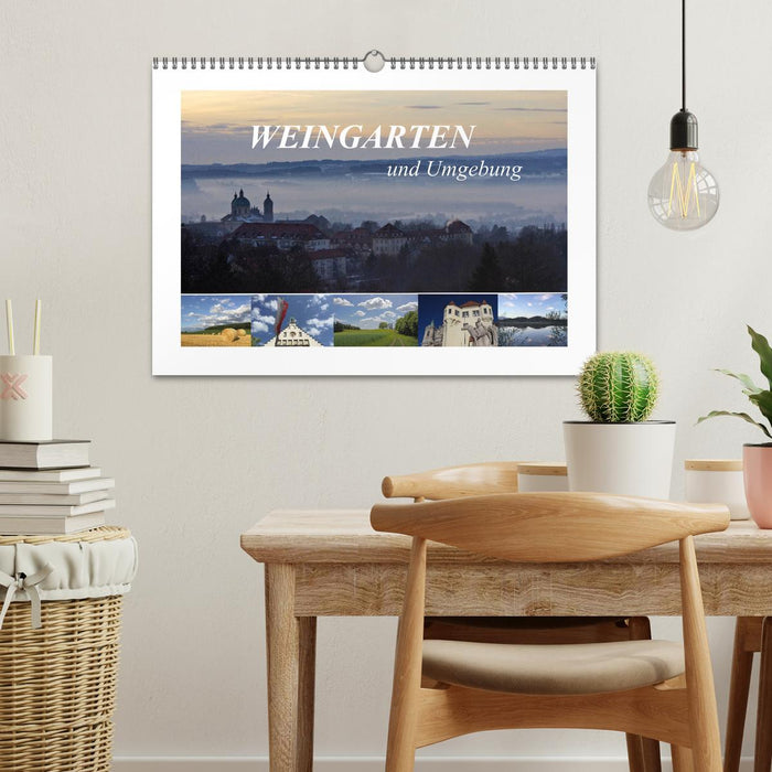 Weingarten und Umgebung 2024 (CALVENDO Wandkalender 2024)