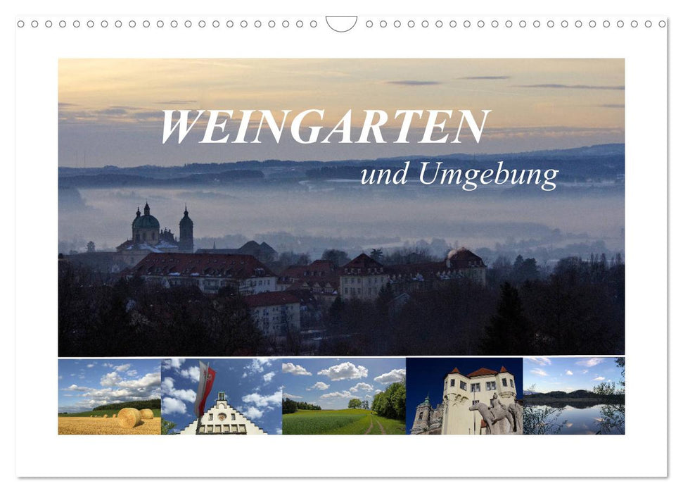 Weingarten und Umgebung 2024 (CALVENDO Wandkalender 2024)