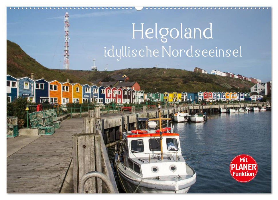 Helgoland - île idyllique de la mer du Nord (calendrier mural CALVENDO 2024) 